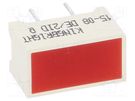 LED backlight; red; Lens: red,diffused; λd: 625nm; 9÷31mcd; 120° KINGBRIGHT ELECTRONIC