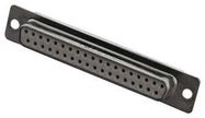 D SUB CONN, RCPT, 37POS, SOLDER