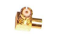 RF COAX CONN, R/A SMP JACK, 50 OHM