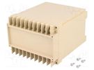 Enclosure: for DIN rail mounting; Y: 70mm; X: 100mm; Z: 112.6mm; ABS COMBIPLAST