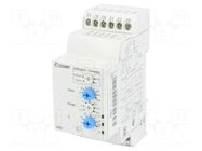 Speed monitoring relay; speed, stopping, cycles time; SPDT CROUZET
