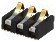 Connector: battery; ways: 3; gold-plated; 2.5mm KYOCERA AVX