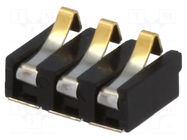 Connector: battery; SMT; gold-plated; ways: 3; 2.5mm KYOCERA AVX