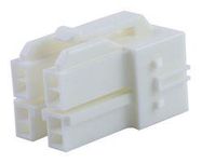 CONNECTOR HOUSING, RCPT, 4POS, 6.5MM