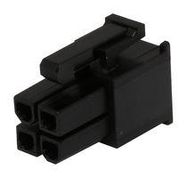 CONNECTOR HOUSING, RCPT, 4POS, 4.2MM