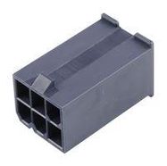 CONNECTOR HOUSING, PLUG, 6POS, 4.2MM