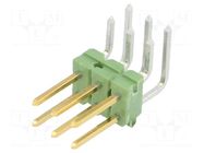 Connector: pin strips; pin header; male; PIN: 6; AMPMODU MOD II TE Connectivity
