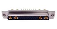 COMBO D-SUB CONN, RCPT, DC-21WA4, TH