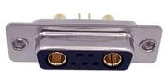COMBO D-SUB CONN, RCPT, DA-7W2, TH