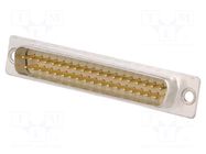 Connector: D-Sub; PIN: 37; plug; male; for cable; straight HARTING