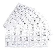 LABEL, TEMP INDICATOR, 12X12MM, BLK/WHT