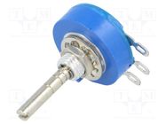 Potentiometer: shaft; single turn; 50kΩ; 2W; ±10%; 3.18mm; linear BOURNS