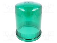 Cloche; green; IP65; Ø150x205mm; Mat: ABS MOFLASH SIGNALLING