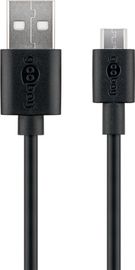 Micro-USB Charging and Sync Cable, 2 m, black - for Android devices, black