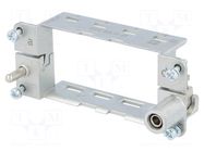 Frame for modules; male; size 16B; Han-Modular®; Modules: 4 HARTING