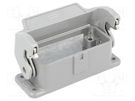 Enclosure: for HDC connectors; Han® A; size 10A; with latch; IP65 HARTING