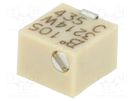Potentiometer: mounting; vertical,multiturn; 1MΩ; 250mW; SMD; ±10% BOURNS