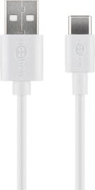USB-Cā„¢ Charging and Sync Cable (USB-A > USB-Cā„¢), 0.1 m, white - suitable for devices with a USB-Cā„¢ port, white