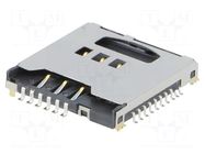 Connector: for cards; microSD,SIM; SIM + microSD; SMT ATTEND