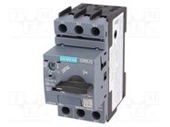 Motor breaker; 0.55kW; 220÷690VAC; for DIN rail mounting; 3RV2 SIEMENS