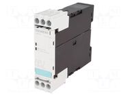 Voltage monitoring relay; for DIN rail mounting; 3UG; SPDT; IP20 SIEMENS