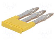 Comb bridge; yellow WEIDMÜLLER