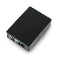 Raspberry Pi 4B aluminum case - Black