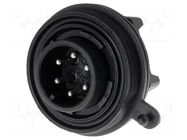 Connector: circular; socket; male; PIN: 6; 5A; 250V; IP68; UL94V-0 BULGIN