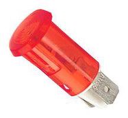 NEON INDICATOR, 230V, RED, QC