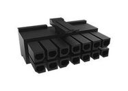 CONNECTOR HOUSING, RCPT, 4POS, 3MM