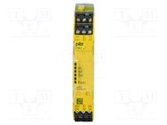 Module: extension; Usup: 24VDC; IN: 1; OUT: 5; for DIN rail mounting PILZ