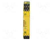 Module: extension; Usup: 24VDC; IN: 1; OUT: 5; for DIN rail mounting PILZ