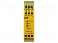 Module: safety relay; 24VDC; OUT: 3; for DIN rail mounting; PNOZ X PILZ