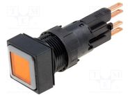 Switch: push-button; 16mm; Stabl.pos: 2; yellow; Pos: 2; -25÷70°C EATON ELECTRIC