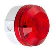 BEACON, RED, CONTINUOUS/FLASHING, 30V