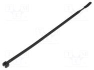 Cable tie; L: 210mm; W: 4.7mm; polyamide; 220N; black; Ømax: 50mm HELLERMANNTYTON