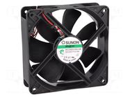 Fan: DC; axial; 24VDC; 120x120x38mm; 197.2m3/h; 44dBA; Vapo; 24AWG SUNON