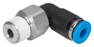 QSRL-3/8-10 PUSH-IN L-FITTING, ROTATABLE