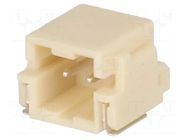 Connector: wire-board; socket; male; PIN: 2; DuraClik; horizontal MOLEX