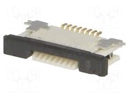 Connector: FFC/FPC; horizontal; PIN: 8; top contacts,ZIF; SMT; 50V MOLEX