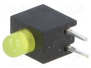 LED; in housing; 3mm; No.of diodes: 1; yellow; 20mA; Lens: diffused OPTOSUPPLY