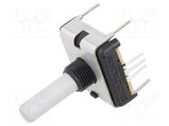 Potentiometer: shaft; single turn; 10kΩ; ±20%; 0.75W; linear; 6mm BOURNS