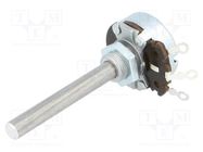 Potentiometer: shaft; single turn; 10kΩ; 4W; ±10%; 6mm; wirewound AB Elektronik