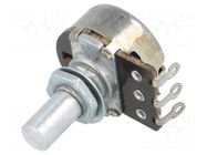 Potentiometer: shaft; single turn; 100kΩ; 200mW; ±20%; on panel TELPOD