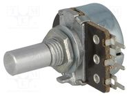 Potentiometer: shaft; single turn; 100kΩ; 200mW; ±20%; THT; 6mm TELPOD