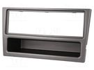 Radio frame; Opel; 1 DIN; charcoal-metallic ACV
