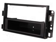 Radio frame; Chevrolet; 2 ISO; black 4CARMEDIA