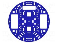 Chassis; blue; Ø127x3mm; acrylic POLOLU