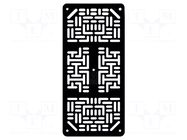 Chassis; black; 172x80x3mm; acrylic POLOLU