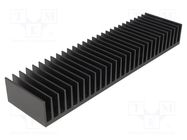 Heatsink: extruded; grilled; black; L: 50mm; W: 200mm; H: 25mm FISCHER ELEKTRONIK